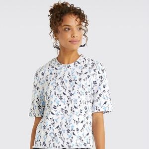 Draper James denim popover top - size 6 - NWT